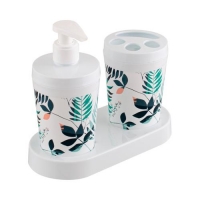 Набор для ванной комнаты 2 предмета на подставке "breeze leaf" С17101 "ПБ" г.Москва
