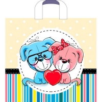 Пакет ПЭ с петлевой ручкой 40х36+8 (70) Артпласт (Преданность и любовь) Россия 2200003688696 ПТЛ4012