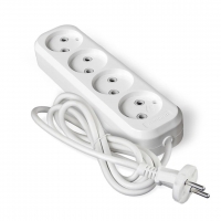 Удл. 4-х мест. 10м (ПВС 2х0.75) У6-766М