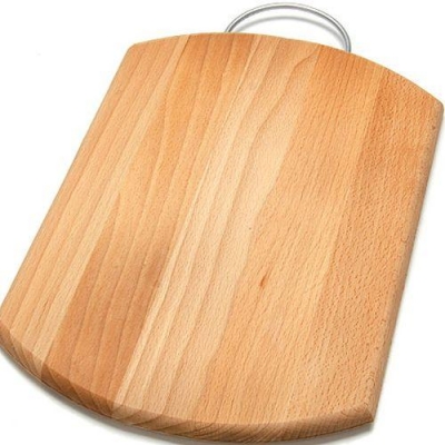 02-2 Доска разделочная бочка с мет. руч (х10) MAYER & BOCH