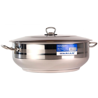 Arian Gastro низкая кастрюля 17,5л (40*16 ) / 4TTCLK2040001 арт.1401.02199999