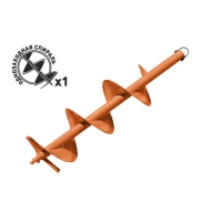 Шнек д/грунта Carver GDB-200 однозаходный (d пос=20мм, D=200мм, L=80см)