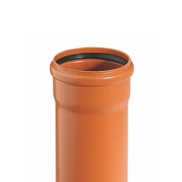Труба с раструбом ПП 110 х 3000 наруж (толщ. стенки 3,4) Политэк