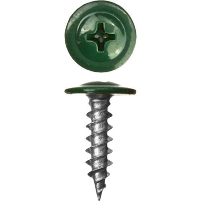 Саморезы ПШ острая 4,2 х 13 зеленый мох RAL 6005 (1000 шт) г.Калуга