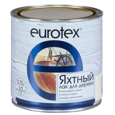 EUROTEX (лак яхтный) глянцевый 0,75л. (80220)