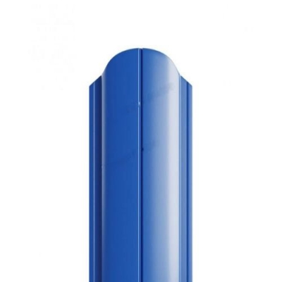 Евроштакетник полукруглый Ультра-синий 5002 длина 1,5м, ширина 130 мм г.Пенза