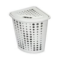 Корзина для белья 'Молетта' угловая 45л с крышкой светло-серая С705СЕР (Светло-серый) Барнаул