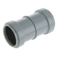 Муфта канализационная двухраструбная 50 RU-TB ПП