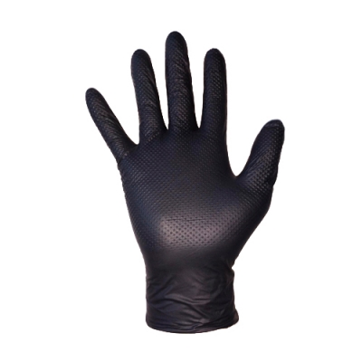 Перчатки нитриловые хоз.-быт.ЧЕРНЫЕ размер M