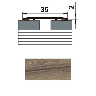 Профиль стыкоперекрывающий ЛС 35.900.R159