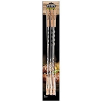 Шампуры с деревянными ручками ECOS 23021D (набор из 6 штук), нерж. арт.999629