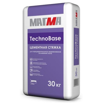 Цементная стяжка TechnoBase (30 кг.) МАГМА