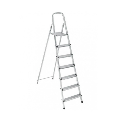 Алюминиевая стремянка 7 ступ. Алюминиевая стремянка 7 ступ.