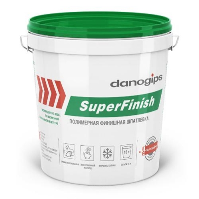 DANOGIPS SuperFinish Шпаклевка готовая финишная (ШИТРОК) (28 кг.) (17 л.) (36)