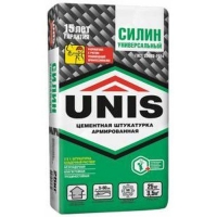 Смесь сухая штукатурная UNIS СИЛИН УНИВЕРСАЛЬНЫЙ армированный (25 кг) Смесь сухая штукатурная UNIS СИЛИН УНИВЕРСАЛЬНЫЙ армированный (25 кг)