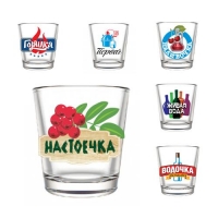 Стакан "Ода" 50мл. 6шт. арт.1250-Д (Крепкие напитки)