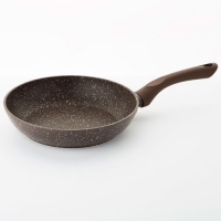 AK-0038A/24N Сковорода алюминиевая ALPENKOK с антипригарным покрытием "BROWN MARBLE" d=24см (6)