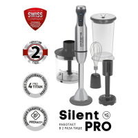 Блендер ручной PHB 1583L Silent (POLARIS), Металлик Блендер ручной PHB 1583L Silent (POLARIS), Металлик