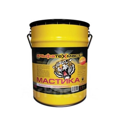 Мастика битумно-полимерная, ведро 18кг. АльфаТехМаст г.Нижний Новгород