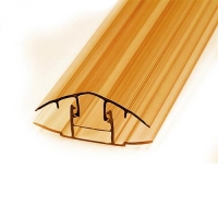 Профиль соединительный разъемный база (бронза) 6м.