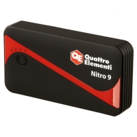 Пусковое устройство QUATTRO ELEMENTI Nitro 9 (12В, 9000 мАч, 450 А, USB, LCD - фонарь)