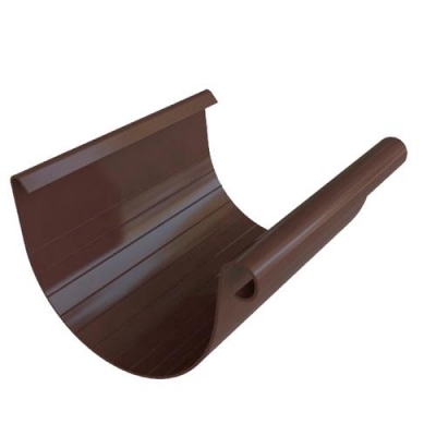 Жёлоб ПВХ (4м) коричнево-белый АЛЬТА-ПРОФИЛЬ