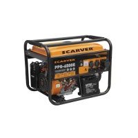 Генератор бенз. CARVER PPG- 6500Е (LT-188F, 5,0/5,5кВт, 220В, бак 25л, эл.стартер, обмотка медь) Генератор бенз. CARVER PPG- 6500Е (LT-188F, 5,0/5,5кВт, 220В, бак 25л, эл.стартер, обмотка медь)
