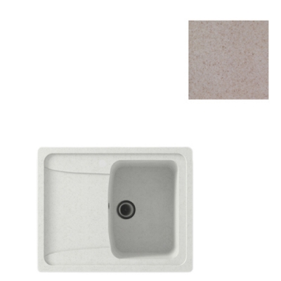 Мойка GranAlliance G-22 (560 х500мм) бежевая Мойка GranAlliance G-22 (560 х500мм) бежевая