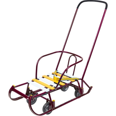 Санки детские игрушка Тимка 6 УНИВЕРСАЛ Т6У/А2 амарантовый