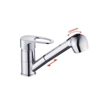 Смеситель для кухни с выдвижной лейкой POTATO P6021 Смеситель для кухни с выдвижной лейкой POTATO P6021