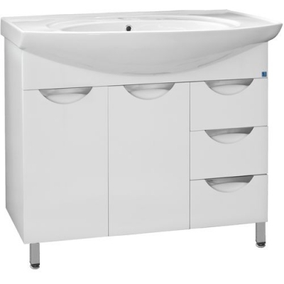 Тумба Жасмин 90 (3 ящ) под умывальник Эльбрус-90 «Style Line»