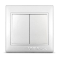 Выключатель двухкл. Севиль, с/у, 10А, белый С0023 Выключатель двухкл. Севиль, с/у, 10А, белый С0023