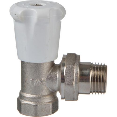 Кран для радиатора угловой 1/2" с ручной регулировкой TeRma (33953)
