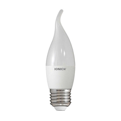 Лампа светодиодная IONICH декоративного освещения свеча на ветру ILED-SMD2835-CW37-6Вт-540Л (1541)