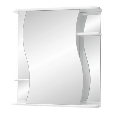 Шкаф зеркальный Лира -60 белый, правый г. Пенза, арт 3745482