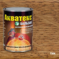 Акватекс-бальзам натуральное масло для древесины (Тик 0,75 л) (92126) Акватекс-бальзам натуральное масло для древесины (Тик 0,75 л) (92126)