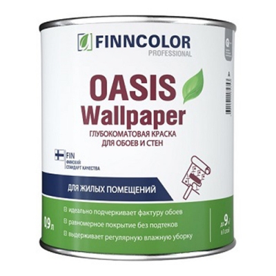 OASIS WALLPAPER A 4 краска для обоев и стен гл/мат. 9 л.