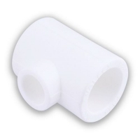 Тройник редукционный 40/20/40 (60/15) (Valfex) БЕЛЫЙ