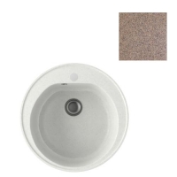 Мойка GranAlliance G-10 (d-500 мм) песочная с сифоном Мойка GranAlliance G-10 (d-500 мм) песочная с сифоном