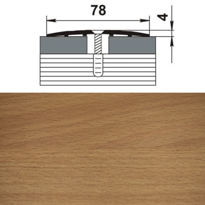 Профиль стыкоперекрывающий ПС 18.1350.083 бук Профиль стыкоперекрывающий ПС 18.1350.083 бук
