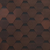 ТЕХНОНИКОЛЬ Гибкая черепица,Оптима, Красный 6S4X21-0701RUS 3м2 екн677684