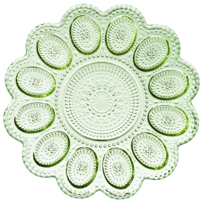 Подставка для 12 яиц "Sunday" green 26,5*26,5*2 см 355-445 355-445
