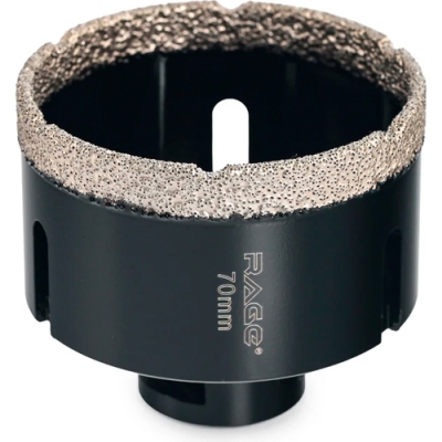 559525 Коронка алмазная для УШМ по керамике 70 мм RAGE, арт. 559525 559525 Коронка алмазная для УШМ по керамике 70 мм RAGE, арт. 559525