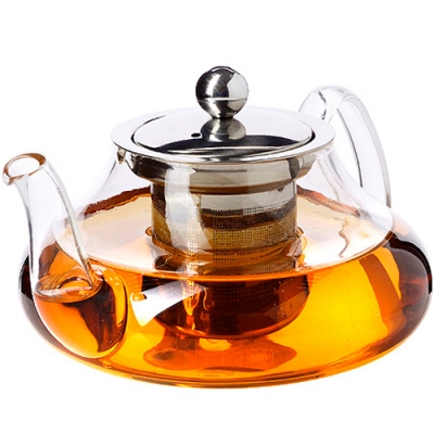 60075 Заварочный чайник 3пр 600мл стек н/с LR(х36) "MAYER & BOCH"