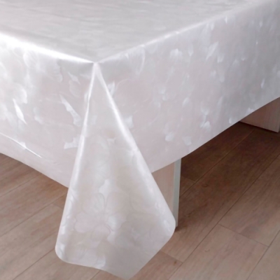 8535 Клеенка "BOGEMA"(45) шелкография на ткани(жемчужный) 0,28мм*1,37м*20м