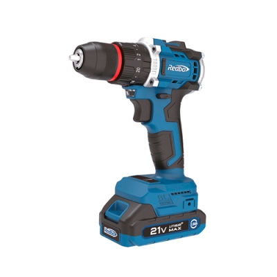 Акк. Дрель (шуруповерт) ударная бесщеточная REDBO OAD-21PBL (21В.,40Нм;2,0Ач;2Акк;Li-Ion) (28307)