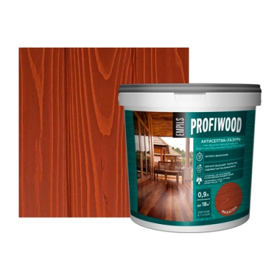 Антисептик-лазурь декоративный атмосферостойкий водно-дисперсионный полиакриловый махагон 0,9 кг Антисептик-лазурь декоративный атмосферостойкий водно-дисперсионный полиакриловый махагон 0,9 кг