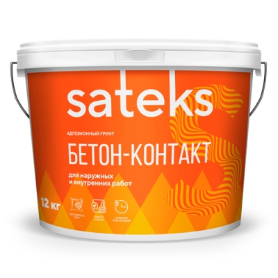 Бетон-контакт "Sateks" 12кг. (GRAFICS)