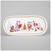Блюдо овальное lefard "Family christmas" 25,5 см 425-186