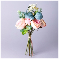 Букет искусственных цветов высота=33 см без упаковки (мал=12шт./кор=120шт.) 287-221